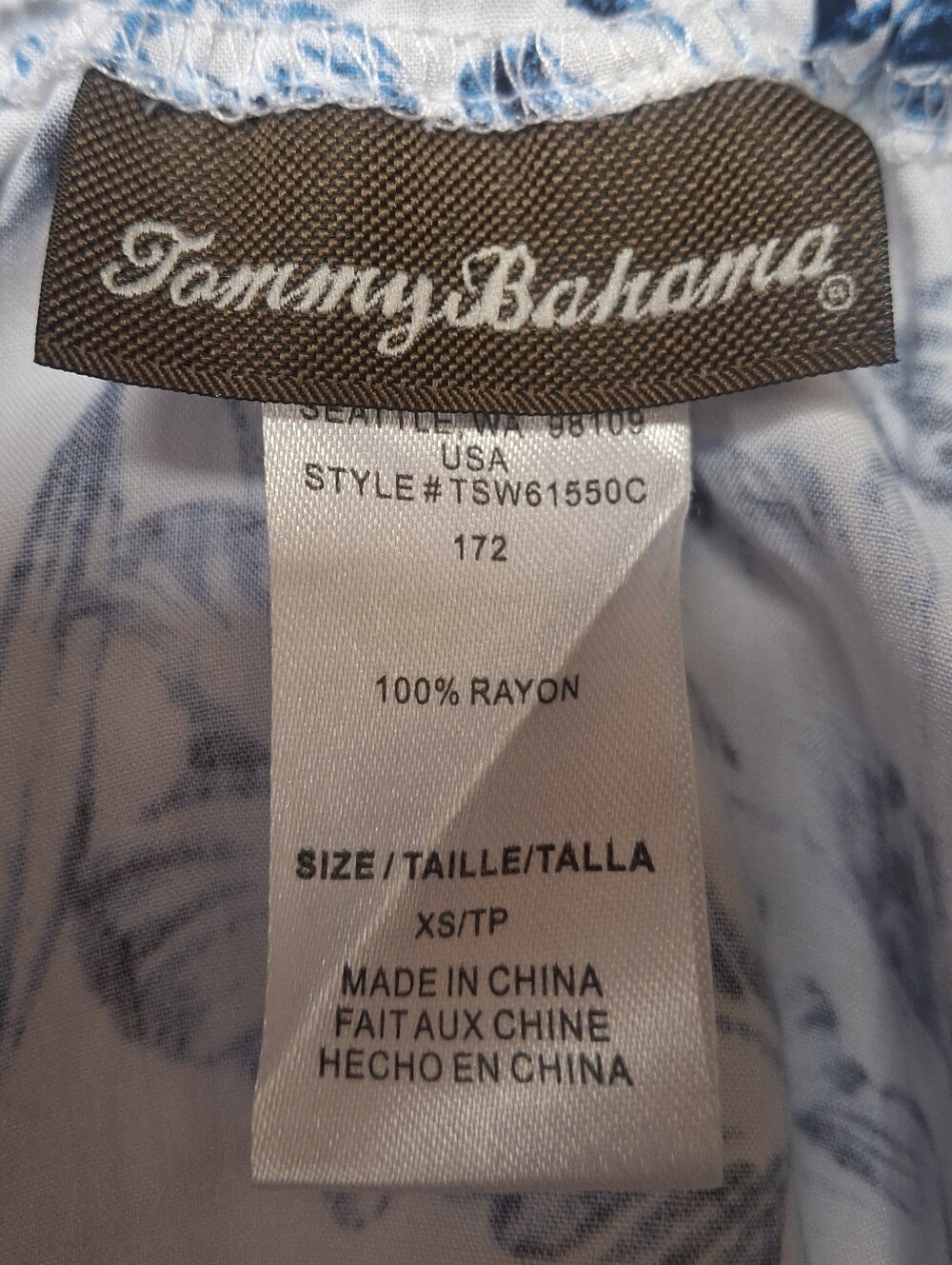 Tommy Bahama Navy and White Floral Halter Maxi Dress - Picture 2 of 7